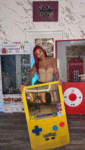 Load image into Gallery viewer, Yellow Gameboy LED Glass Mirror
