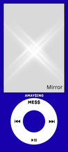 Load image into Gallery viewer, Blue IPod LED Mirror