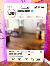 Load image into Gallery viewer, Custom Profile  LED Acrylic Mirror