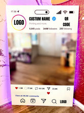 Load image into Gallery viewer, Custom Profile  LED Acrylic Mirror