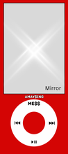 Load image into Gallery viewer, Red LED Ipod Mirror