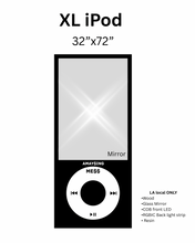 Load image into Gallery viewer, XL Black iPod Mirror