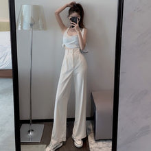 Load image into Gallery viewer, Loose High Waisted Suit Pants