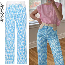 Load image into Gallery viewer, Zebra Baggy High Waist Jeans