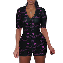 Load image into Gallery viewer, V-Neck Pajama Romper