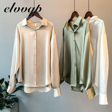 Load image into Gallery viewer, Elegant Silk Button Blouse