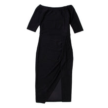 Load image into Gallery viewer, Off Shoulders Cocktail Long Slit Dress