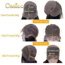 Load image into Gallery viewer, 13x4/13x6 Straight Lace Front Human Hair Wigs 360 Frontal Wigs Remy Brazilian Human Hair Lace Wigs for Women HD 5x5 Closure Wig