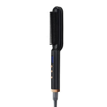 Load image into Gallery viewer, Unisex Hair Straightener Men Beard Comb Tourmaline Ceramic