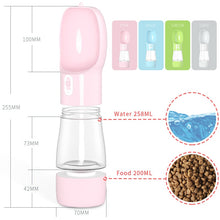 Load image into Gallery viewer, HOOPET Pet Dog Water Bottle Feeder Bowl