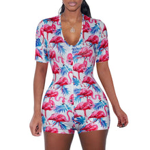 Load image into Gallery viewer, Sexy V-Neck Pajama Romper