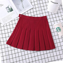 Load image into Gallery viewer, High Waist Plaid Pleated Skirts