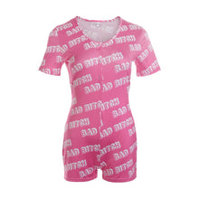 Load image into Gallery viewer, V-Neck Pajama Romper