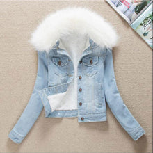 Load image into Gallery viewer, Jeans Cashmere Cotton Coat