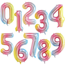 Load image into Gallery viewer, 40Inch Foil Number Balloons 0-4