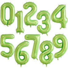 Load image into Gallery viewer, 40Inch Foil Number Balloons 5-9