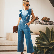 Load image into Gallery viewer, Butterfly Bell Wide Leg Jumpsuits Overalls