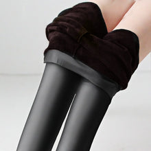 Load image into Gallery viewer, Imitation Leather High Waist Leggings