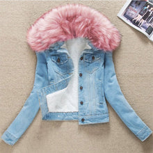 Load image into Gallery viewer, Jeans Cashmere Cotton Coat