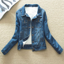 Load image into Gallery viewer, Jeans Cashmere Cotton Coat