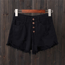 Load image into Gallery viewer, Vintage Fringe Denim Shorts