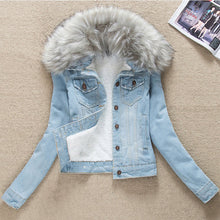 Load image into Gallery viewer, Jeans Cashmere Cotton Coat