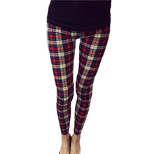 Load image into Gallery viewer, Print Flower Plaid Houndstooth Leggings