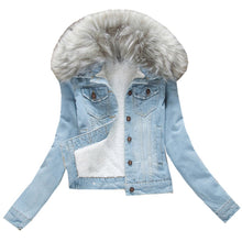 Load image into Gallery viewer, Jeans Cashmere Cotton Coat
