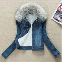 Load image into Gallery viewer, Jeans Cashmere Cotton Coat