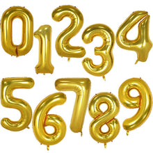 Load image into Gallery viewer, 40Inch Foil Number Balloons 5-9