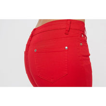 Load image into Gallery viewer, Candy Colored Mid Waist Zipper Skinny Pants