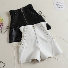 Load image into Gallery viewer, Lace Bandage High Waist Shorts