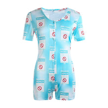 Load image into Gallery viewer, Sexy V-Neck Pajama Romper