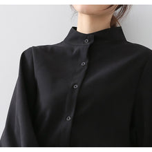Load image into Gallery viewer, Office Work Blouse Solid Vintage