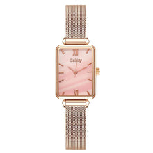 Load image into Gallery viewer, Gaiety Women Fashion Square Watch Bracelet Set