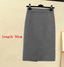 Load image into Gallery viewer, Knitted Half-length Skirt