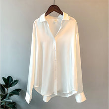 Load image into Gallery viewer, Elegant Silk Button Blouse