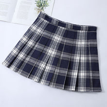 Load image into Gallery viewer, High Waist Plaid Pleated Skirts