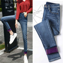 Load image into Gallery viewer, Winter Warm Jeans