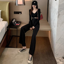 Load image into Gallery viewer, Loose High Waisted Suit Pants