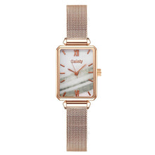 Load image into Gallery viewer, Gaiety Women Fashion Square Watch Bracelet Set