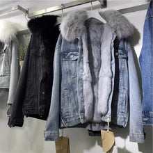 Load image into Gallery viewer, Thick Denim Parkas