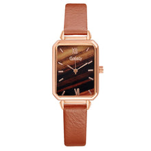 Load image into Gallery viewer, Gaiety Women Fashion Square Watch Bracelet Set