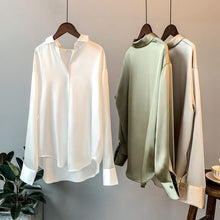Load image into Gallery viewer, Elegant Silk Button Blouse