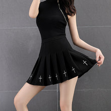 Load image into Gallery viewer, Punk High Waist Mini Skirts