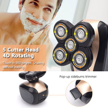 Load image into Gallery viewer, 5 In 1 4D Men Electric Shaver
