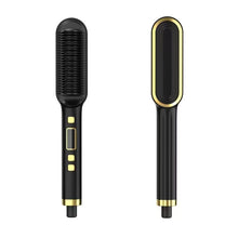 Load image into Gallery viewer, Unisex Hair Straightener Men Beard Comb Tourmaline Ceramic