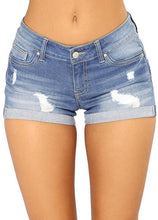 Load image into Gallery viewer, Ripped Short Jeans