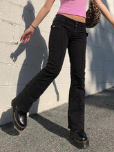 Load image into Gallery viewer, Low Waist Ribbed Flare Pants