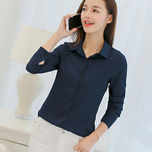 Load image into Gallery viewer, Button Up Office Long Sleeve